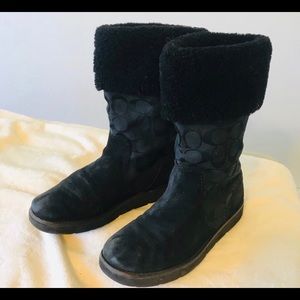 Black Coach Kally winter boots